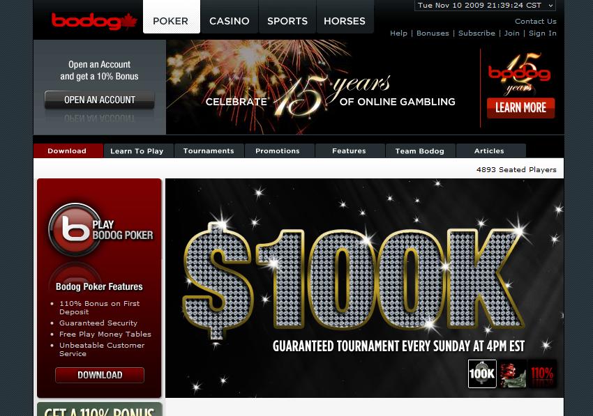 Bodog Poker UK 